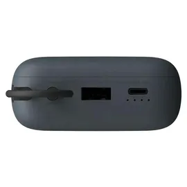 Xiaomi Powerbank 20000 mAh (mit integriertem Kabel) Grau Dark Grey) - Grau