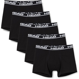 Head Herren Basic Boxers Boxer Shorts (5er Pack), Schwarz, M