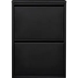 [en.casa] Sokndal 50 x 71 x 15 cm schwarz / schwarz