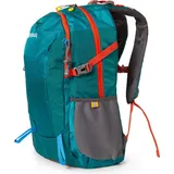 HAUPTSTADTKOFFER blnbag S2 - Trekkingrucksack leichter Daypack robuster Backpack Fahrradrucksack, Wanderrucksack multifunktional, Rucksack uni, 46 cm, 15 L,Adria blue