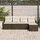 vidaXL Loungeset 5-tlg. braun