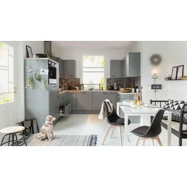 OPTIFIT Kochfeldumbauschrank Elga 90 x 58,4 x 87 cm Grau