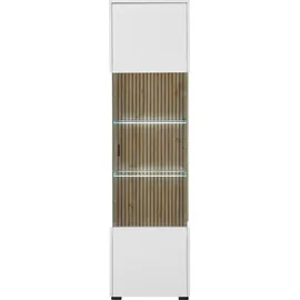 Home Affaire Vitrine Hudson 48 x 38 x 180 cm Weiß