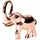 Purelei Flowing Strength Elefant Rosegold