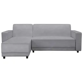 dorel home Ecksofa 230 cm Polyester 2-Sitzer Grau
