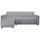 dorel home Ecksofa 230 cm Polyester 2-Sitzer Grau