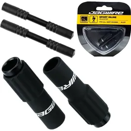 Jagwire Inline Zugeinsteller Mini 2 Stück Schwarz