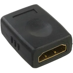 InLine® HDMI Adapter, HDMI A Buchse/Buchse, vergoldete Kontakte, 4K2K kompatibel