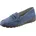 WALDLÄUFER Mokassin WALDLÄUFER Damen 7 40 5 blau Veloursleder Schuhe Mokassin