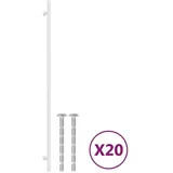vidaXL Möbelgriffe 20 Stk. Silbern 480 mm Edelstahl