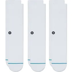 STANCE Herren Socken ICON 3 PACK, WHITE, M
