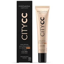 Mádara City CC Hyaluronic Anti-Pollution CC Cream LSF15 Beige