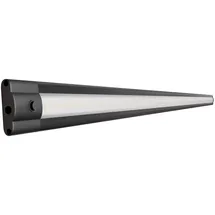ledscom.de LED Unterbauleuchte SIRIS, 90cm, flach, schwarz, 10,2 W, 1044lm, weiß