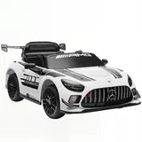 aiyaplay Kinder Elektroauto Mercedes-AMG 12V Weiß (1-tlg)