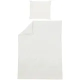 Meyco Uni Bettbezug Off White 140 x 200 / 220 cm - Weiß