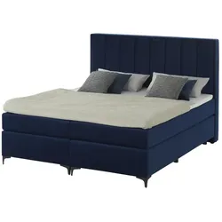 Boxspringbett  Alicja ¦ blau ¦ Maße (cm): B: 163 H: 133