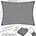 Sonnensegel 200 x 300 cm grau 2 St