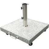 Rrr 40 kg Granit Schirmständer mit XXL Rollen einzeln feststellbar