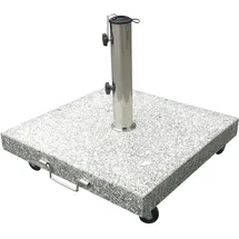 Rrr 40 kg Granit Schirmständer mit XXL Rollen einzeln feststellbar