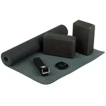 Bodhi Yoga Set FLOW Yogamatte mit Block + Gurt schwarz schwarz NO SIZE