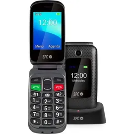 SPC Magnus Mobiltelefon für Senioren SOS-Taste, - Schwarz