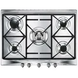 Smeg SE706GH Kochfeld Edelstahl Integriert Gaskochfeld 5 Zone(n) - Silber