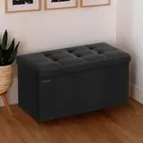 Sitzbank mit Stauraum, 38 x 76 x 38 cm, Sitztruhe