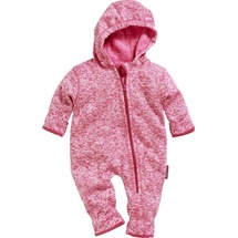 Playshoes Fleece-Overall Unisex Kinder Jumpsuit, pink | Gr.: 62