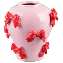 Mirrors and More Vase Baily (Ø x H: 21,5 x 22 cm, Keramik, Rosa,