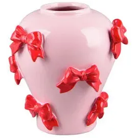 Mirrors and More Vase Baily (Ø x H: 21,5 x 22 cm, Keramik, Rosa,