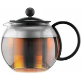 Bodum Assam Teebereiter mit Edelstahlfiler 0.5 l Schwarz