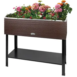 Wilk Kräuterbeet 95 x 40 x 85 cm Braun