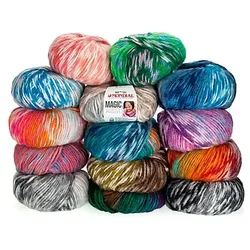 Mondial Wolle Magic Jacquard Garn-Set