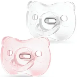 Medela Soft Silicone Soother Girl 0-6m Schnuller 0-6m 2 St.