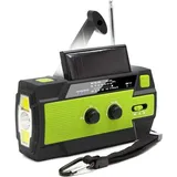 Tragbares Solar-notfallradio, 4000-mah-powerbank, 3 Beleuchtungsmodi, Geeignet Für Zuhause, Outdoor Und Notfälle, Umweltfreundlich