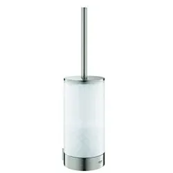 Grohe Selection WC-Bürstengarnitur 41076DC0 supersteel, Glas, Wandmontage, verdeckte Befestigung