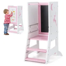 Goplus Lernturm KOMFOTTEU 3-fach höhenverstellbar beige