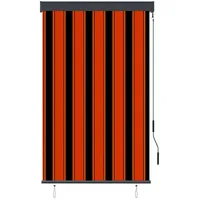 VidaXL Außenrollo 100 x 250 cm Orange und Braun
