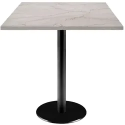 Restootab Tisch Rome 70x70cm - Modell Marmor Yule