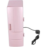 Mini Kühlschrank Kühlraum USB Wärmespeicher Dual Use Kühlschrank Kühlschrank Kosmetik Kühlschrank für Zuhause Schlafzimmer