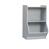 Iris Ohyama Iris Ohyama, Spielzeugregal, Kindermöbel, Bücherregal, Mehrfarbig, Zimmer, Kindergarten, Krippe, Vorschule - Kids Basic Shelf - Grau