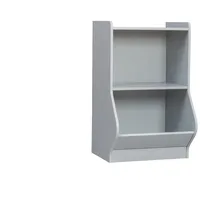 Iris Ohyama Iris Ohyama, Spielzeugregal, Kindermöbel, Bücherregal, Mehrfarbig, Zimmer, Kindergarten, Krippe, Vorschule - Kids Basic Shelf - KSB-2 - Grau
