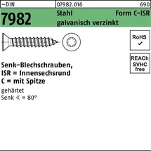 OEM Senkblechschraube DIN 7982 3,5 x 25 500 Stück