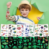 150+ Kindertattoos Jungen Fußball, Fussball Tattoo Kinder für Kindergeburtstag Mitgebsel, Fussball Geschenke Adventskalender-Füllung Jungen Wundertüte Kinder Mitgebsel Weihnachten