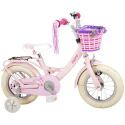TPFSports Ashley Kinderfahrrad - Mädchen - 12 Zoll - Rücktritt + Handbremse - Rosa