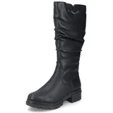Rieker Damen Winterstiefel 76891, Frauen Stiefel,Winterboots,Outdoorschuhe,warm,gefüttert,Boots,Winterschuhe,schwarz (00),36 EU / 3.5 UK