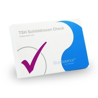 blue balance® TSH Schilddrüsen Test | Gesundheitstest | Probenahme-Kit | Selbsttest für Zuhause | Schnelltest | mit Laboranalyse