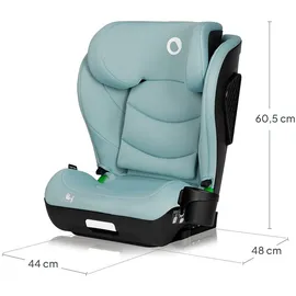 lionelo Neal i-Size Grün + Getränkehalter + Isofix-Adapter