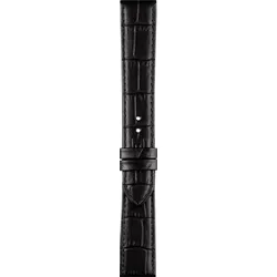 Tissot - Leder Tissot Tradition Lederband Schwarz 18/16mm, Ohne Schnalle T610042813 - alligator-prägung,rind,schwarz