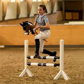 HKM Hobby Horse braun/weiß